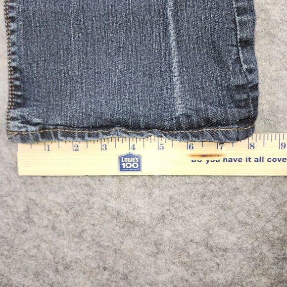 Express Bootcut Jeans Women Size 6 Ella Stretch Dark Wash 32x29 Casual - Picture 7 of 14